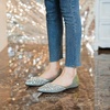 image:imageHee grand Women Pointed Toe Crystals Shoes Glittering Rhinestone Wedding Dress Shoes Fashion Womens FlatsGold