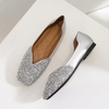 image:imageHee grand Women Square Toe Crystals Shoes Glittering Rhinestone Wedding Dress Shoes Fashion Bridesmaid Shoes501silver