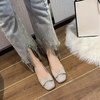 image:imageHee grand Women Square Toe Crystals Shoes Glittering Rhinestone Wedding Dress Shoes Fashion Bridesmaid Shoes508apricot