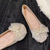 image:imageHee grand Women Square Toe Crystals Shoes Glittering Rhinestone Wedding Dress Shoes Fashion Bridesmaid Shoes510apricot