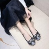 image:imageHee grand Women Square Toe Crystals Shoes Glittering Rhinestone Wedding Dress Shoes Fashion Bridesmaid Shoes510black
