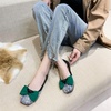 image:imageHee grand Women Square Toe Crystals Shoes Glittering Rhinestone Wedding Dress Shoes Fashion Bridesmaid Shoes511black