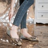 image:imageHee grand Women Square Toe Crystals Shoes Glittering Rhinestone Wedding Dress Shoes Fashion Bridesmaid Shoes514apricot