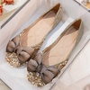 image:imageHee grand Women Square Toe Crystals Shoes Glittering Rhinestone Wedding Dress Shoes Fashion Bridesmaid Shoes514apricot