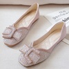 image:imageHee grand Women Square Toe Crystals Shoes Glittering Rhinestone Wedding Dress Shoes Fashion Bridesmaid Shoes516pink