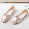 image:imageHee grand Women Square Toe Crystals Shoes Glittering Rhinestone Wedding Dress Shoes Fashion Bridesmaid Shoes517pink