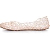 image:imageHee grand Women Summer Crystal Jelly Shoes Slip On Hollow Ballet Flats Soft Walking Shoes030gold