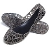 image:imageHee grand Women Summer Crystal Jelly Shoes Slip On Hollow Ballet Flats Soft Walking Shoes030new Black