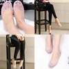 image:imageHee grand Women Summer Crystal Jelly Shoes Slip On Hollow Ballet Flats Soft Walking Shoes030silver