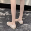 image:imageHee grand Women Summer Crystal Jelly Shoes Slip On Hollow Ballet Flats Soft Walking Shoes059beige
