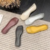 image:imageHee grand Women Summer Crystal Jelly Shoes Slip On Hollow Ballet Flats Soft Walking Shoes059silver