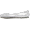 image:imageHee grand Women Summer Crystal Jelly Shoes Slip On Hollow Ballet Flats Soft Walking Shoes059silver