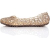 image:imageHee grand Women Summer Crystal Jelly Shoes Slip On Hollow Ballet Flats Soft Walking Shoes1gold