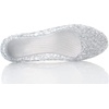 image:imageHee grand Women Summer Crystal Jelly Shoes Slip On Hollow Ballet Flats Soft Walking Shoes1silver