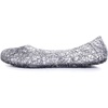 image:imageHee grand Women Summer Crystal Jelly Shoes Slip On Hollow Ballet Flats Soft Walking ShoesBlack
