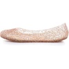 image:imageHee grand Women Summer Crystal Jelly Shoes Slip On Hollow Ballet Flats Soft Walking ShoesGold