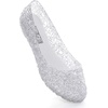 image:imageHee grand Women Summer Crystal Jelly Shoes Slip On Hollow Ballet Flats Soft Walking ShoesSilver