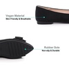 image:imageHee grand Womens Bow Ballet Flats Pointed Toe Slip On Comfortable Flat Shoes for Casual Dressy WearBlack