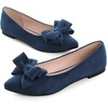 image:imageHee grand Womens Bow Ballet Flats Pointed Toe Slip On Comfortable Flat Shoes for Casual Dressy WearBlue