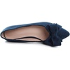 image:imageHee grand Womens Bow Ballet Flats Pointed Toe Slip On Comfortable Flat Shoes for Casual Dressy WearBlue