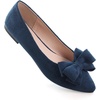 image:imageHee grand Womens Bow Ballet Flats Pointed Toe Slip On Comfortable Flat Shoes for Casual Dressy WearBlue