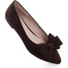 image:imageHee grand Womens Bow Ballet Flats Pointed Toe Slip On Comfortable Flat Shoes for Casual Dressy WearBrown