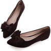 image:imageHee grand Womens Bow Ballet Flats Pointed Toe Slip On Comfortable Flat Shoes for Casual Dressy WearBrown