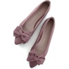 image:imageHee grand Womens Bow Ballet Flats Pointed Toe Slip On Comfortable Flat Shoes for Casual Dressy WearDusty Pink