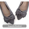 image:imageHee grand Womens Bow Ballet Flats Pointed Toe Slip On Comfortable Flat Shoes for Casual Dressy WearGrey
