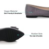 image:imageHee grand Womens Bow Ballet Flats Pointed Toe Slip On Comfortable Flat Shoes for Casual Dressy WearGrey