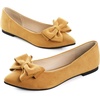 image:imageHee grand Womens Bow Ballet Flats Pointed Toe Slip On Comfortable Flat Shoes for Casual Dressy WearKhaki
