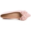 image:imageHee grand Womens Bow Ballet Flats Pointed Toe Slip On Comfortable Flat Shoes for Casual Dressy WearLight Pink