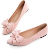 image:imageHee grand Womens Bow Ballet Flats Pointed Toe Slip On Comfortable Flat Shoes for Casual Dressy WearLight Pink