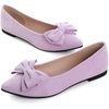 image:imageHee grand Womens Bow Ballet Flats Pointed Toe Slip On Comfortable Flat Shoes for Casual Dressy WearLight Purple
