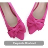 image:imageHee grand Womens Bow Ballet Flats Pointed Toe Slip On Comfortable Flat Shoes for Casual Dressy WearRose