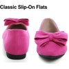 image:imageHee grand Womens Bow Ballet Flats Pointed Toe Slip On Comfortable Flat Shoes for Casual Dressy WearRose