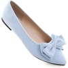 image:imageHee grand Womens Bow Ballet Flats Pointed Toe Slip On Comfortable Flat Shoes for Casual Dressy WearSky Blue