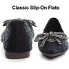 image:imageHee grand Womens Crystals Shoes Bowknot Pointed Toe Rhinestones Wedding Dress Shoes159black