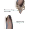 image:imageHee grand Womens Crystals Shoes Bowknot Pointed Toe Rhinestones Wedding Dress Shoes159blue