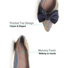 image:imageHee grand Womens Crystals Shoes Bowknot Pointed Toe Rhinestones Wedding Dress Shoes161blue