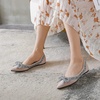 image:imageHee grand Womens Crystals Shoes Bowknot Pointed Toe Rhinestones Wedding Dress Shoes192apricot