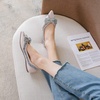 image:imageHee grand Womens Crystals Shoes Bowknot Pointed Toe Rhinestones Wedding Dress Shoes192apricot