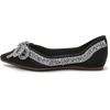 image:imageHee grand Womens Crystals Shoes Bowknot Pointed Toe Rhinestones Wedding Dress Shoes192black