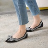 image:imageHee grand Womens Crystals Shoes Bowknot Pointed Toe Rhinestones Wedding Dress Shoes192black