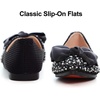 image:imageHee grand Womens Crystals Shoes Bowknot Pointed Toe Rhinestones Wedding Dress Shoes440black