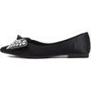 image:imageHee grand Womens Fashion Flats Exquisite Rhinestone Bow Dress Shoes Sparkly Evening Party Low Heel Shoes533black