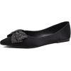 image:imageHee grand Womens Fashion Flats Exquisite Rhinestone Bow Dress Shoes Sparkly Evening Party Low Heel Shoes534black