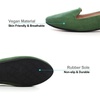 image:imageHee grand Womens Faux Suede Loafer Flats Comfortable Round Toe SlipOn Ballet Flat Shoes Office Casual ShoesArmy Green