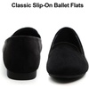 image:imageHee grand Womens Faux Suede Loafer Flats Comfortable Round Toe SlipOn Ballet Flat Shoes Office Casual ShoesBlack
