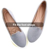 image:imageHee grand Womens Faux Suede Loafer Flats Comfortable Round Toe SlipOn Ballet Flat Shoes Office Casual ShoesGrey